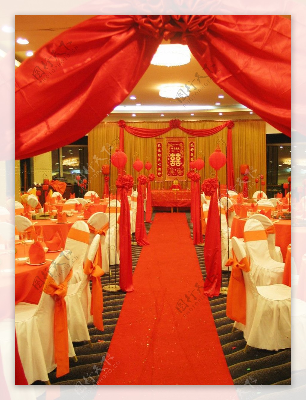婚礼布景之红色怀旧高清图片下载-正版图片500666597-摄图网