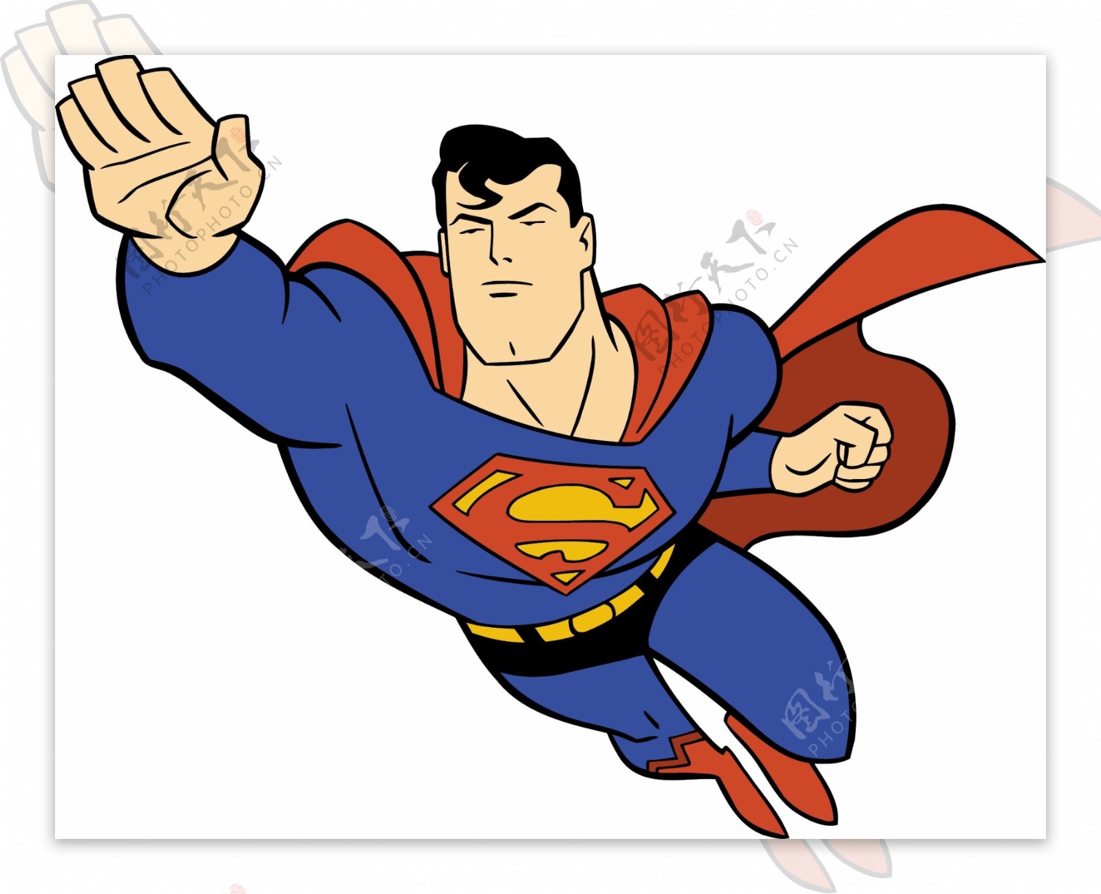 卡通超人可爱图片