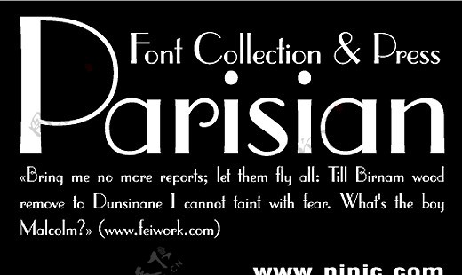parisian系列字体下载