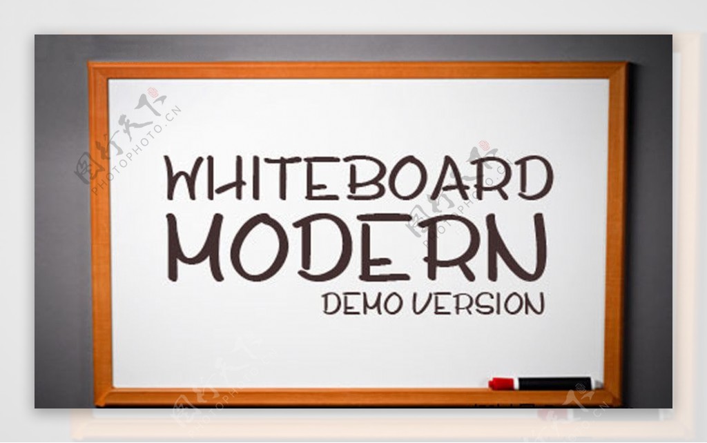 WhiteboardModernDemo字体