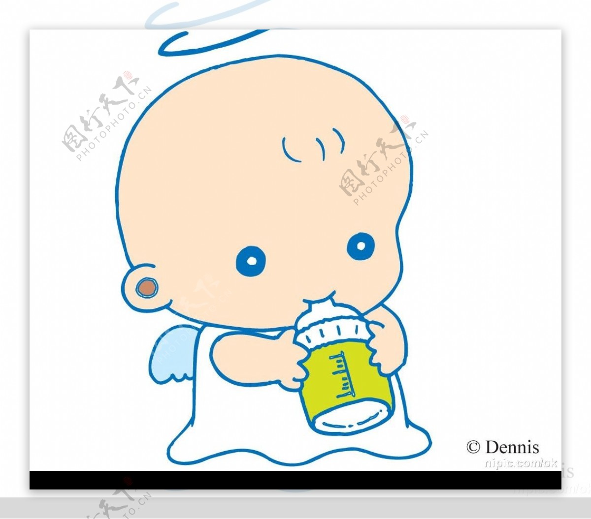 奶瓶宝宝图片