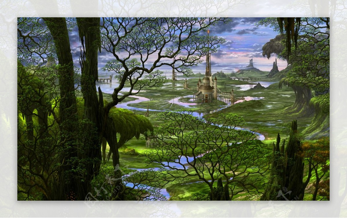沼泽城堡图片