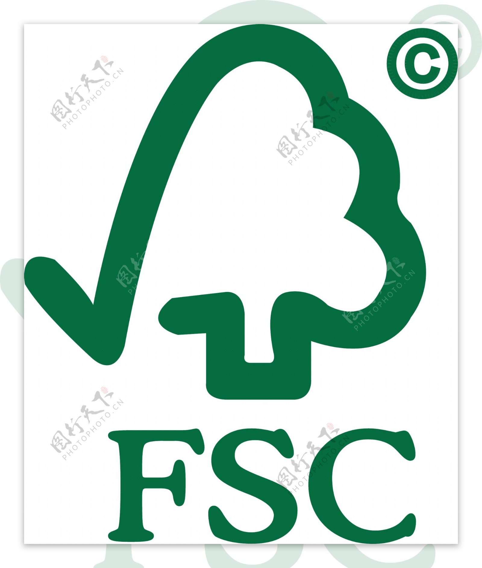 FSC的清晰商标图片