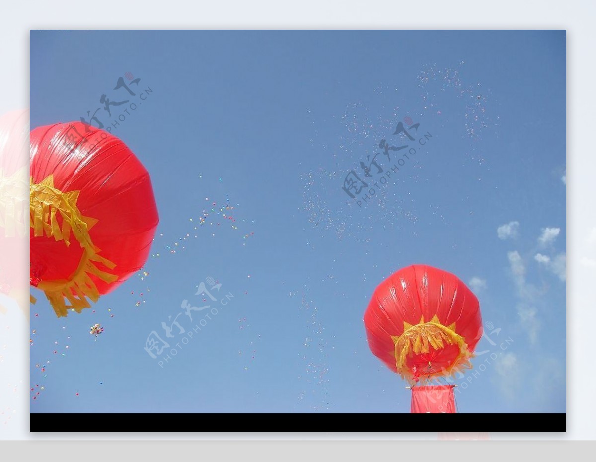 空飘气球图片