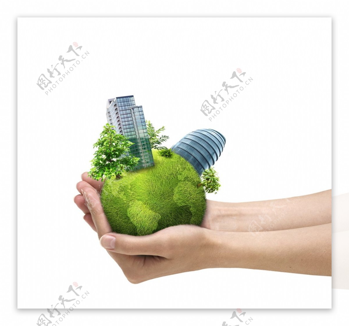 绿色城市环保图片