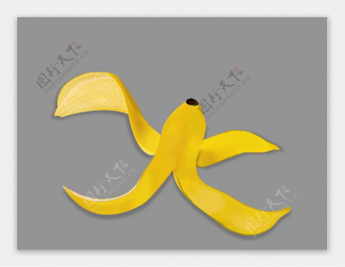 香蕉皮Ai素材图片
