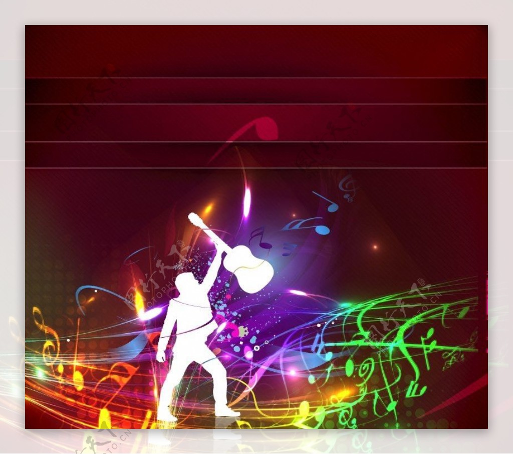 激情舞蹈人物音乐背景图片