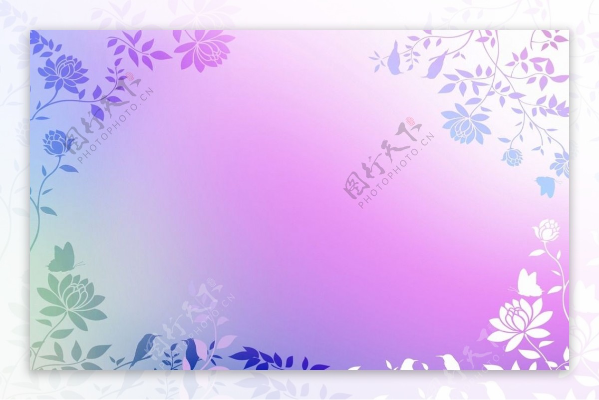 紫色花纹背景图片