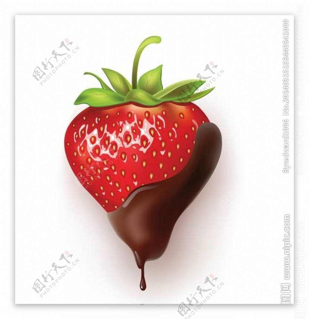 巧克力淋面草莓蛋糕高清图片下载-正版图片500429685-摄图网