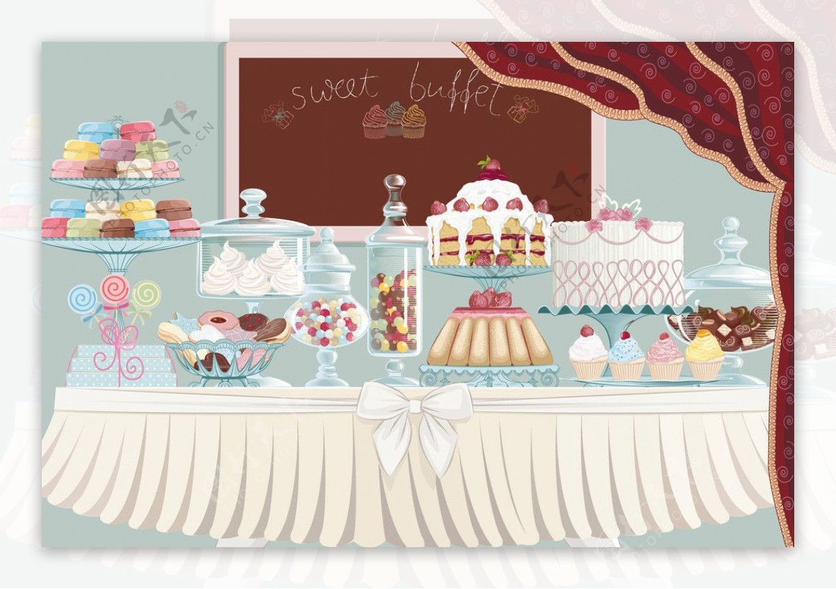 节日蛋糕糖果设计图片