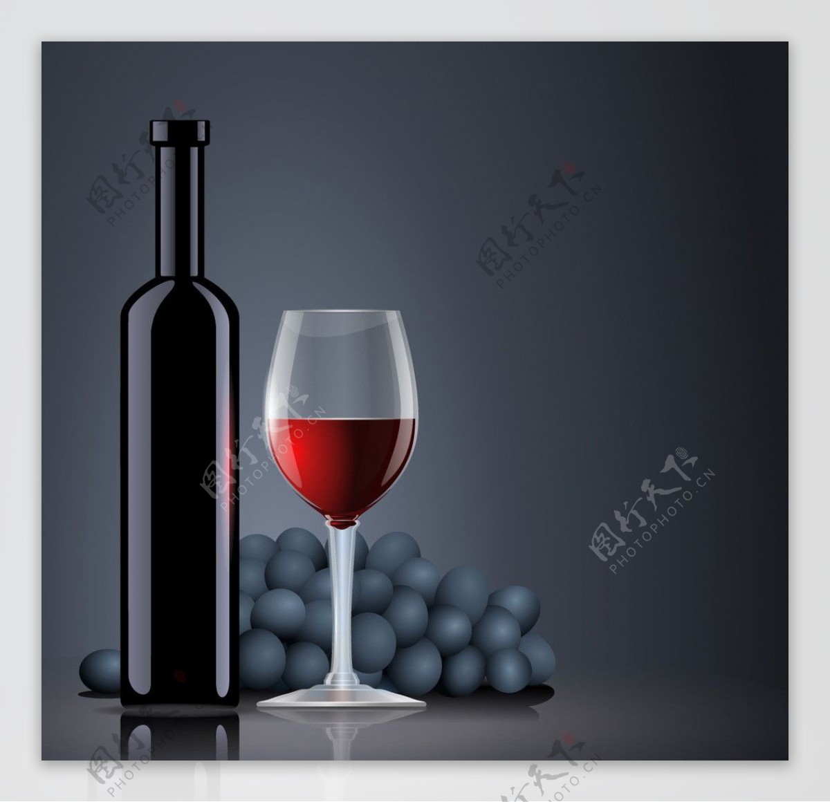 葡萄酒背景图片