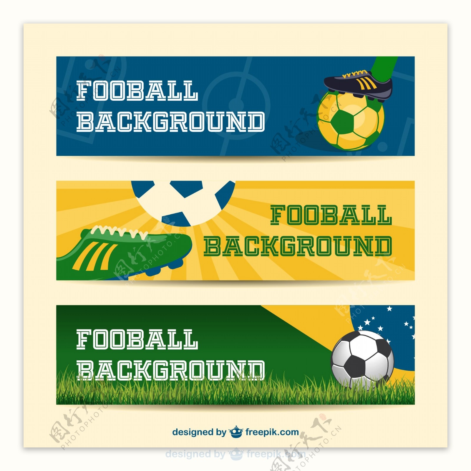 足球主题卡片图片