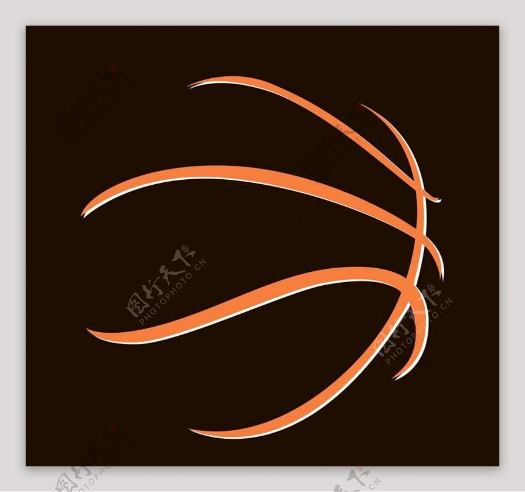 体育球图标篮球标志图片素材-编号08427592-图行天下