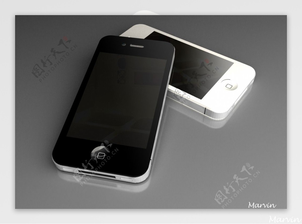 苹果手机3D模型iphone4图片