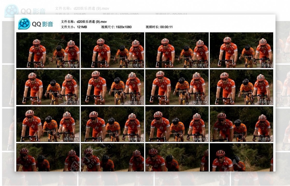 自行车比赛高清实拍视频素材