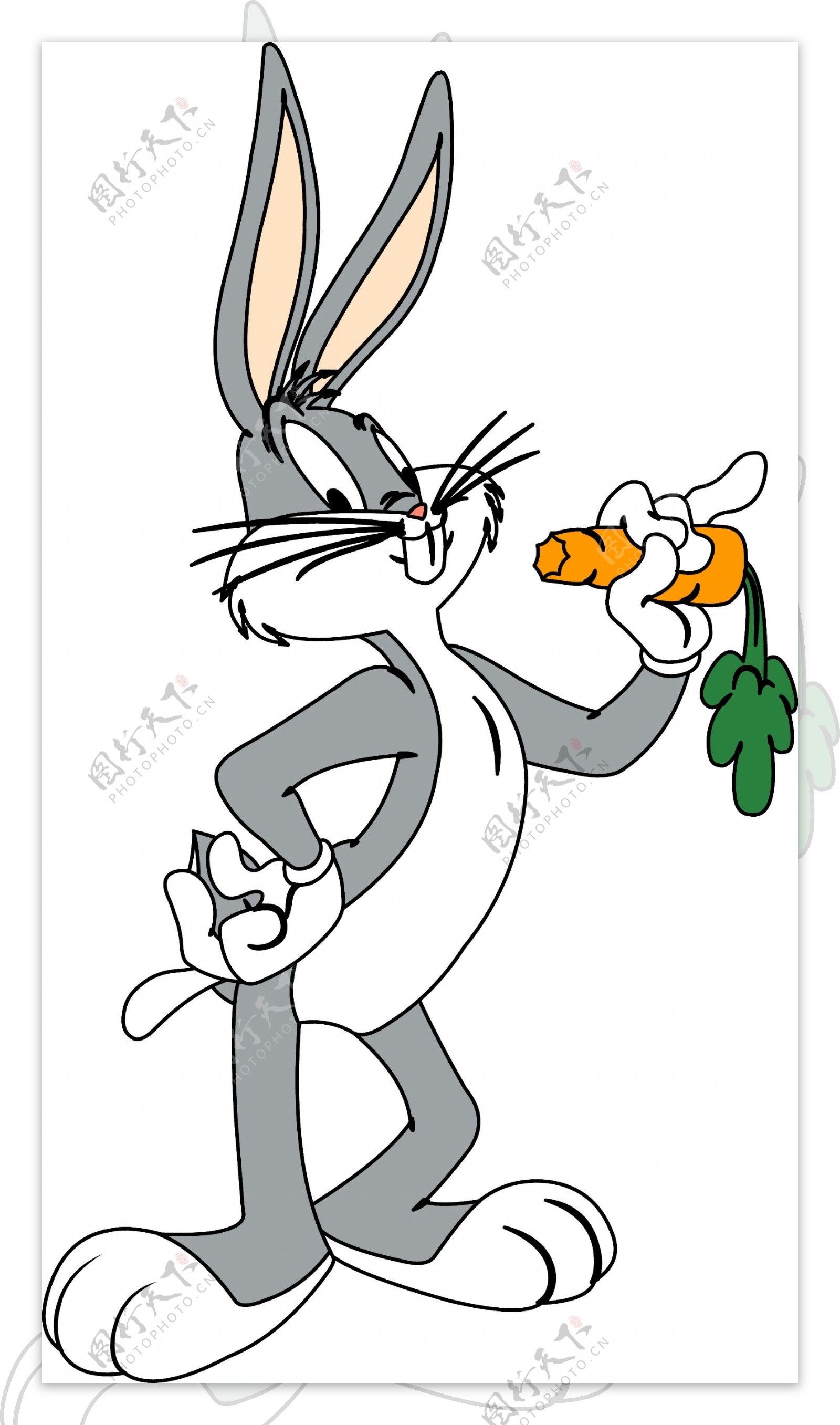 兔八哥卡通形象图片