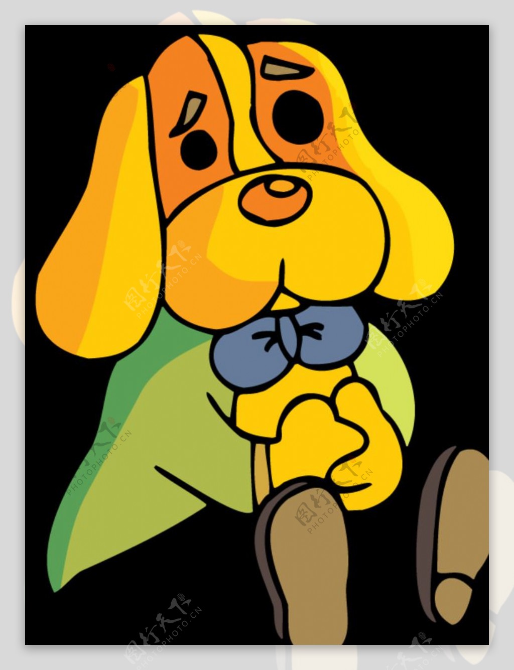 12生肖狗可爱卡通图案图片