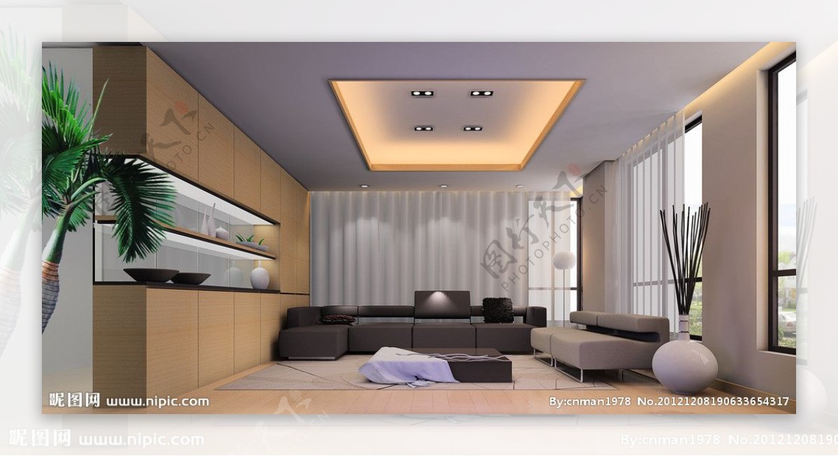 现代客厅设计效果图片