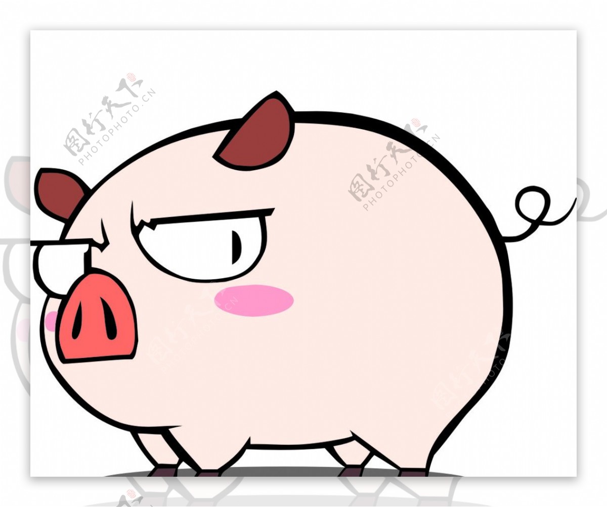 卡通动物猪图片大全-卡通动物猪高清图片下载-觅知网