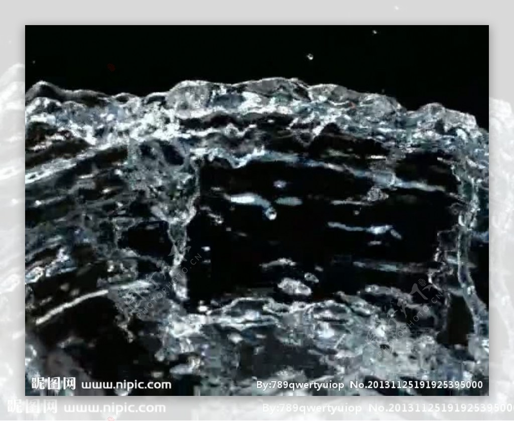 水流水滴视频素材