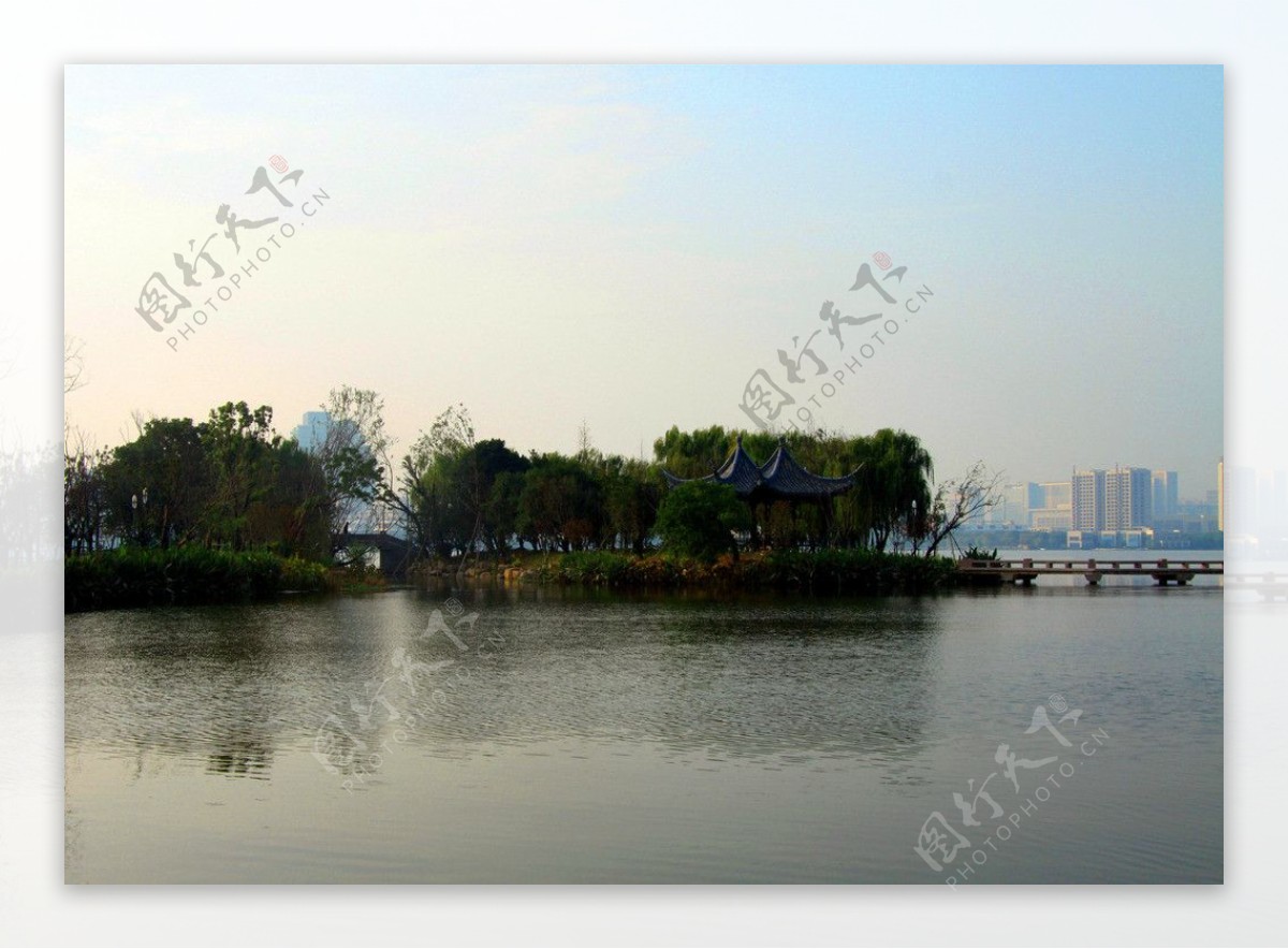 瓜渚湖风景图片