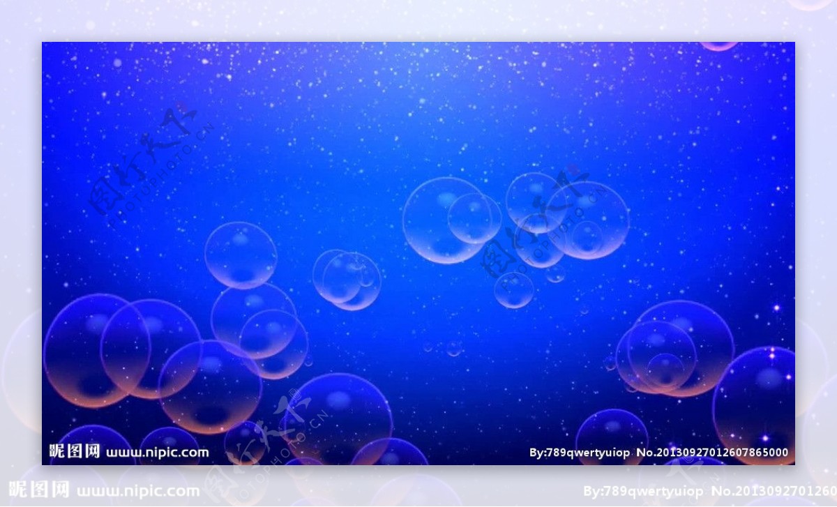 动态粒子水泡视频素材