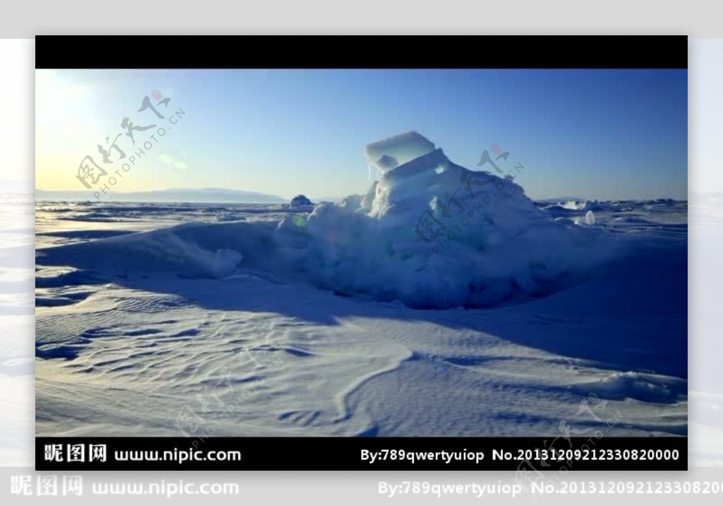 南极太阳视频素材