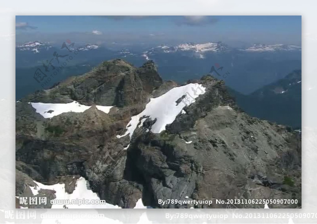 高山白雪视频素材