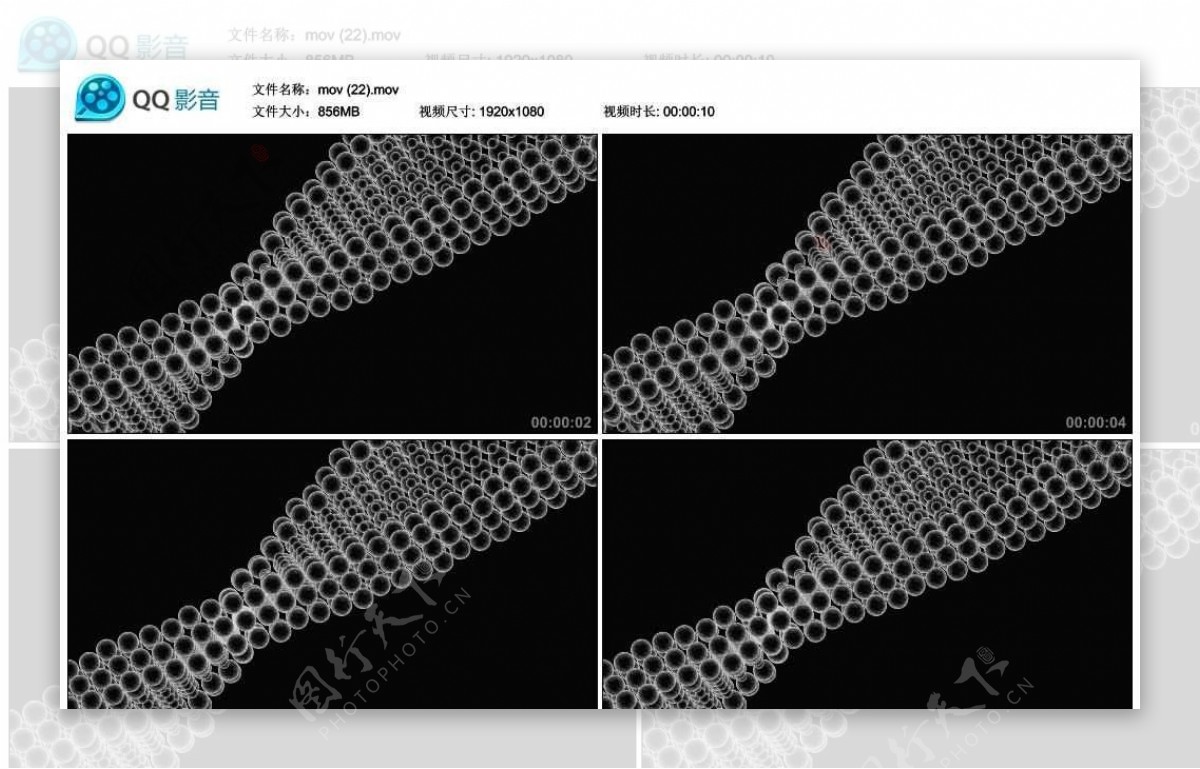 基因科技几何图形视频实拍素材