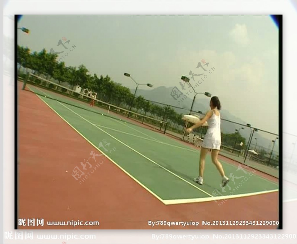 网球运动视频素材
