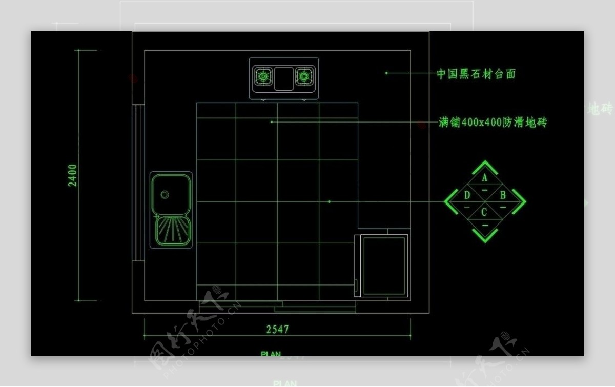 CAD设计之厨房图片