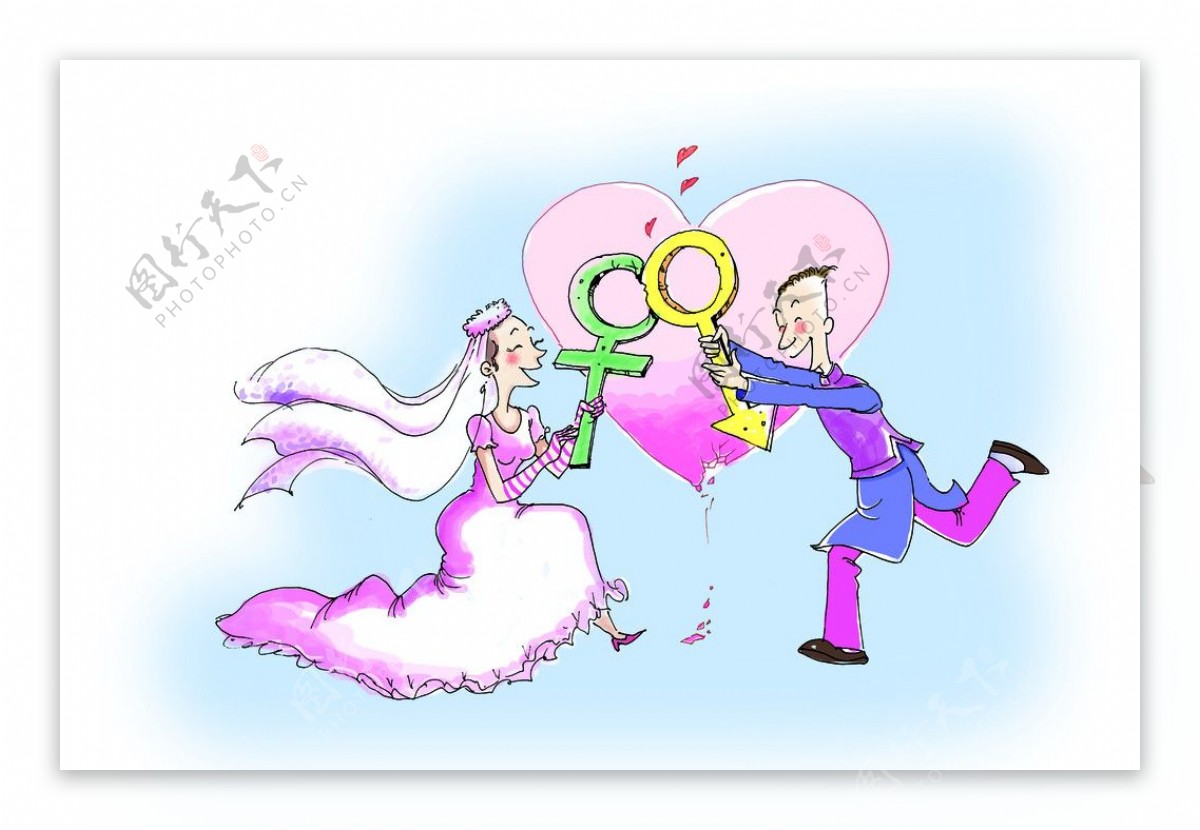 跨国婚姻插图图片