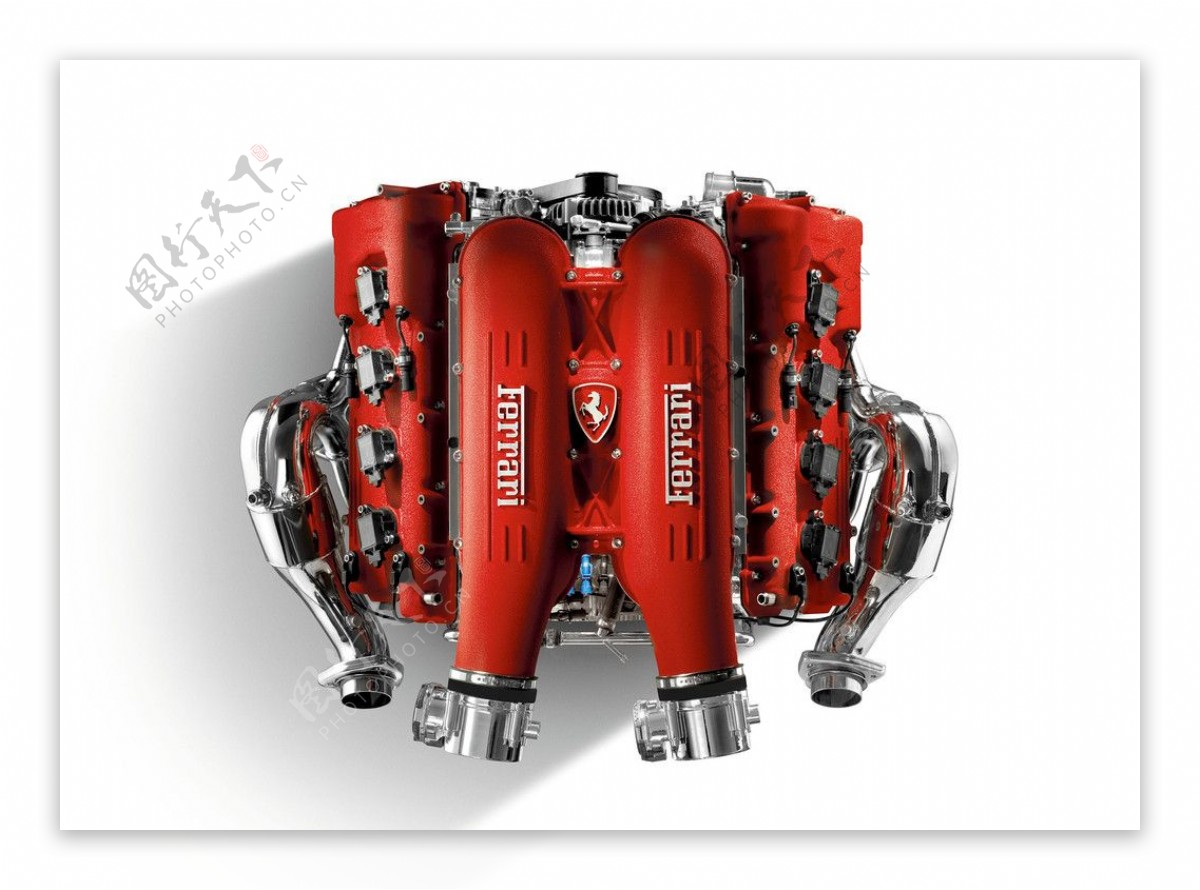 法拉利F430引擎图片
