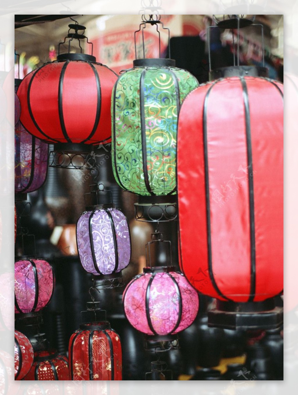 中国传统经典工艺各种灯笼图片