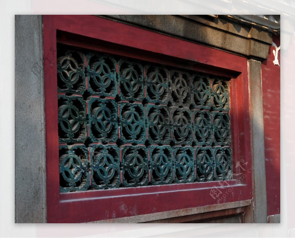 中式古窗户图片