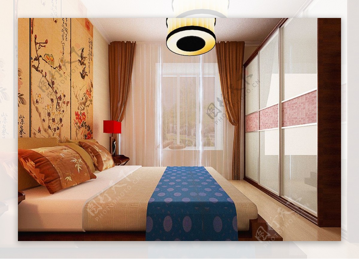 中式风格卧室图片