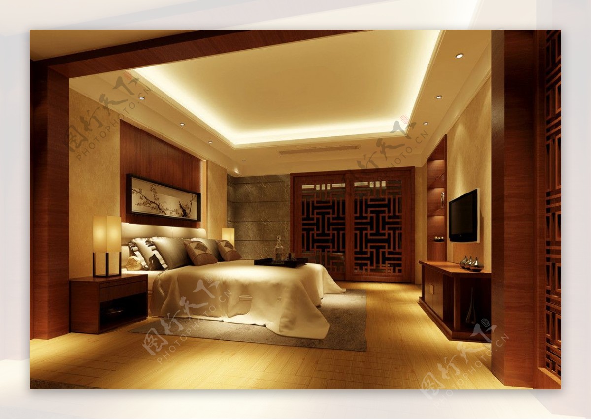 中式风格卧室图片