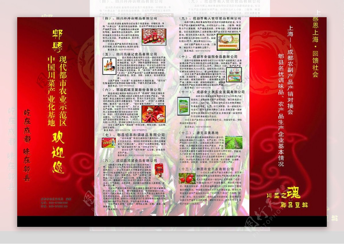 郫县名优调味品农产品生产企业情况图片