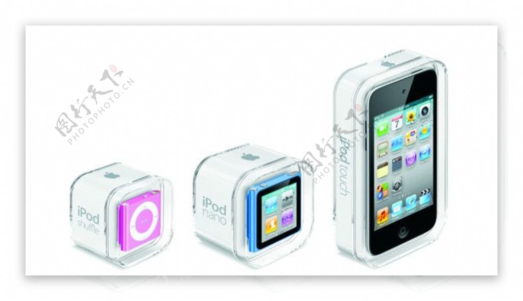 iPod新品照片全家福苹果MP4苹果MP3图片