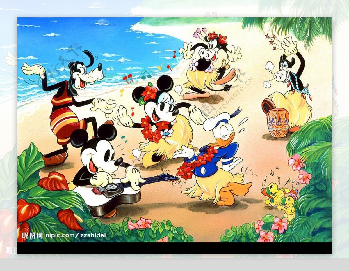 2011DISNEY-迪斯尼儿童娱乐场家族卡通成员米老鼠-唐老鸭图片