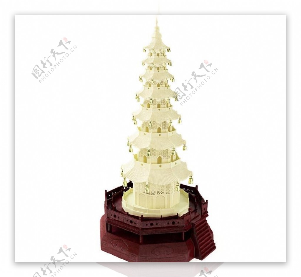 中国塔塔模型图片