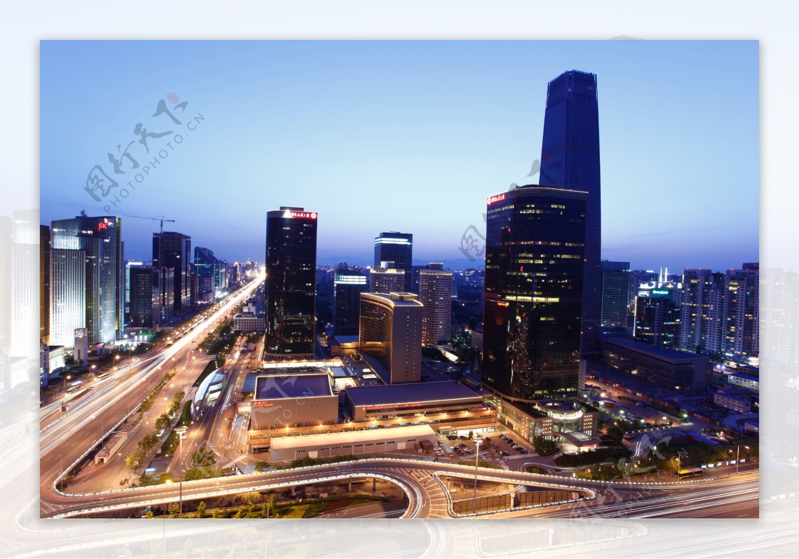 北京国贸立交桥图片
