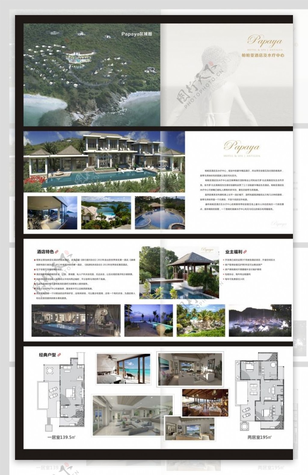 papaya酒店册子图片