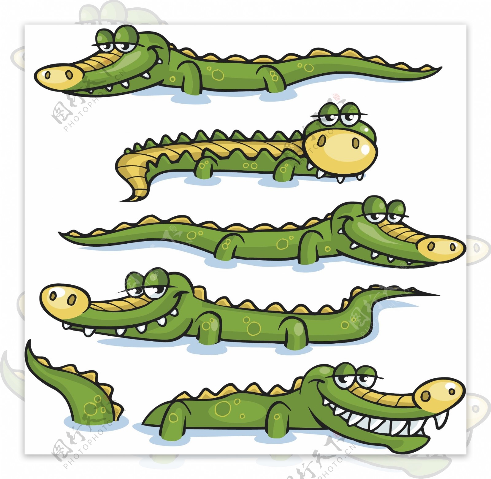 鳄鱼卡通形象图片