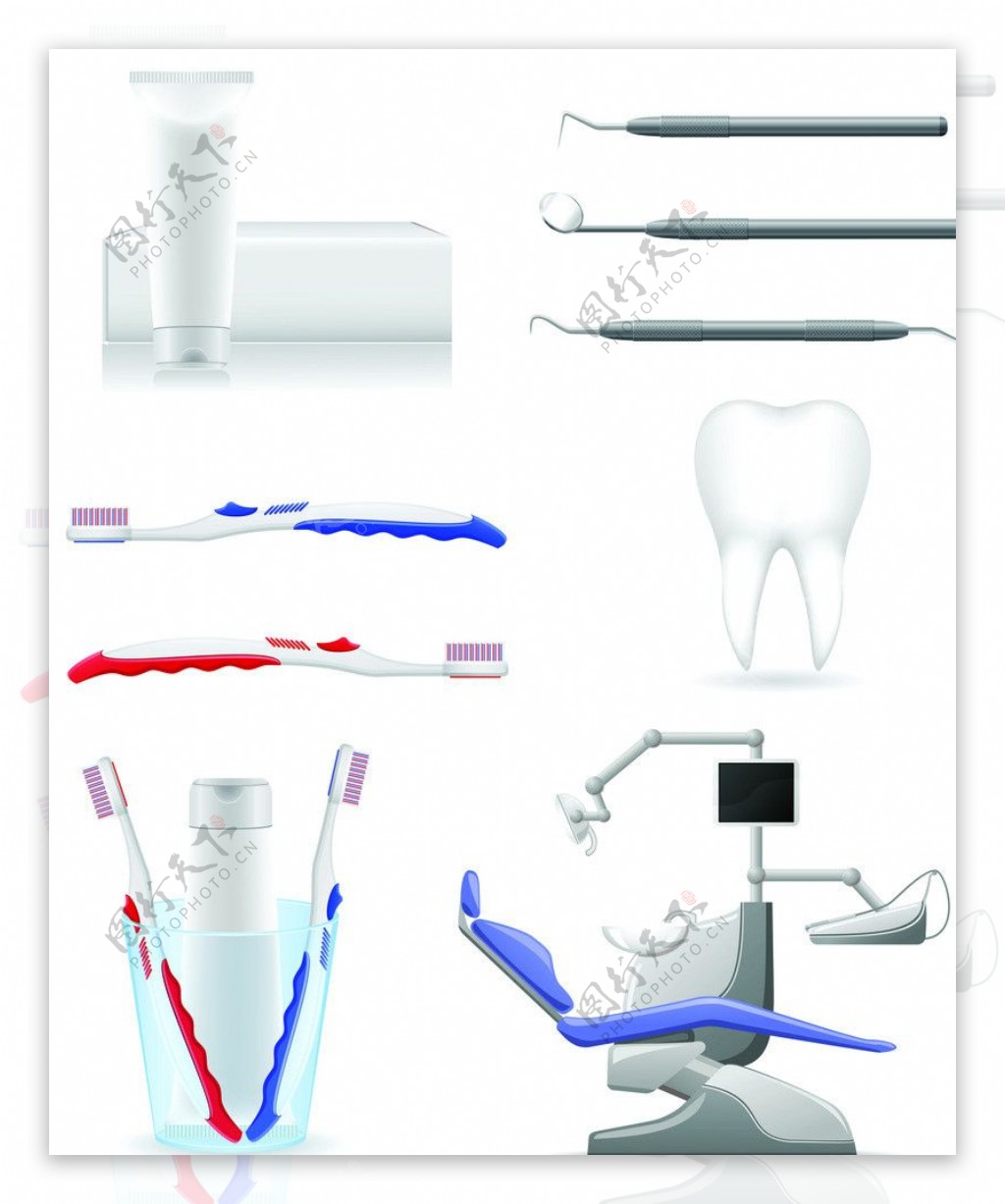 牙医工具图片