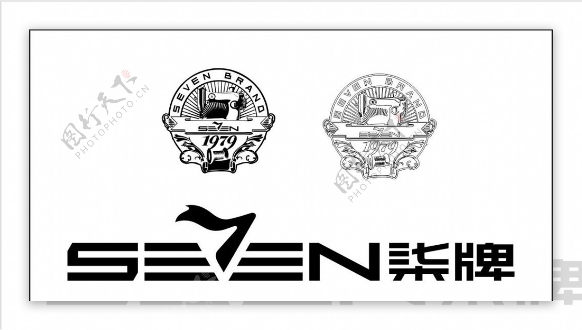 柒牌logo图片