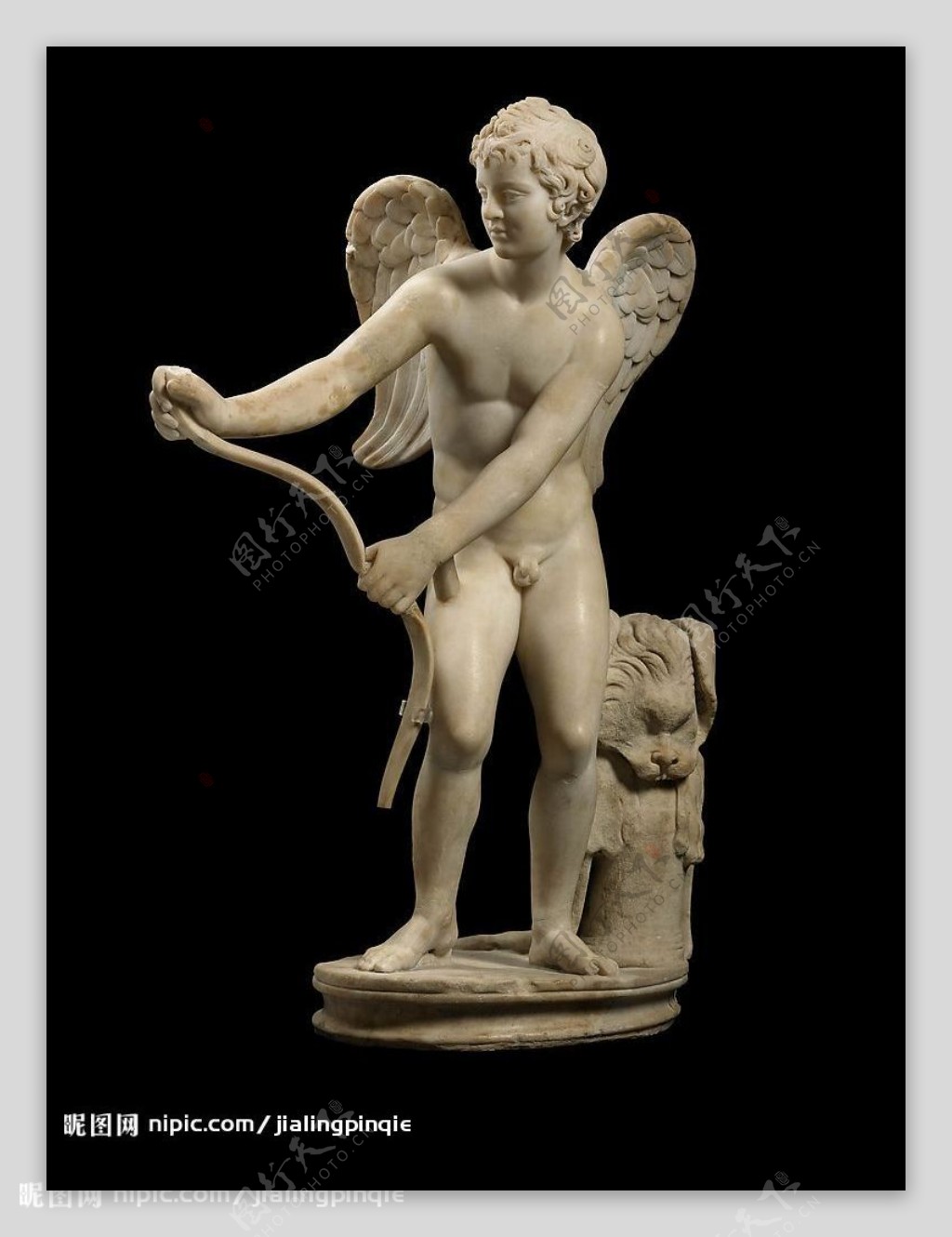 古希腊厄洛斯爱神丘比特雕像图片