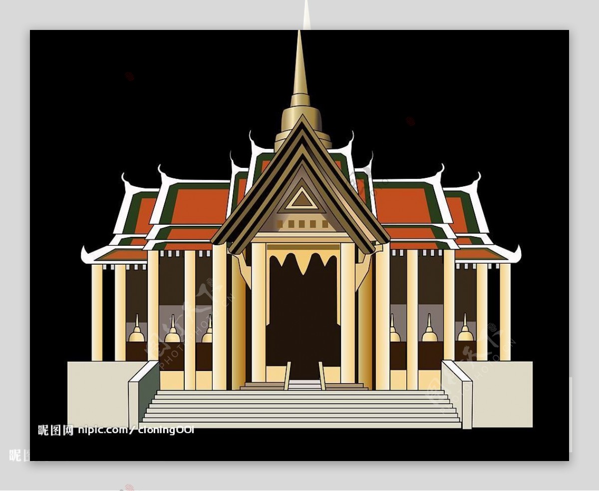 泰国五世行宫图片