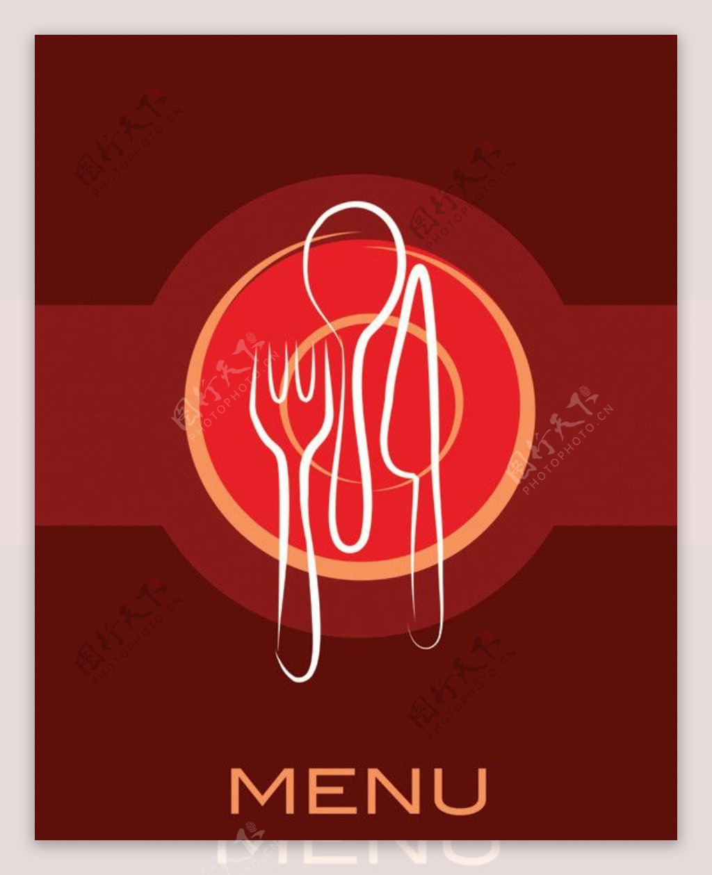 餐厅菜单模板图片