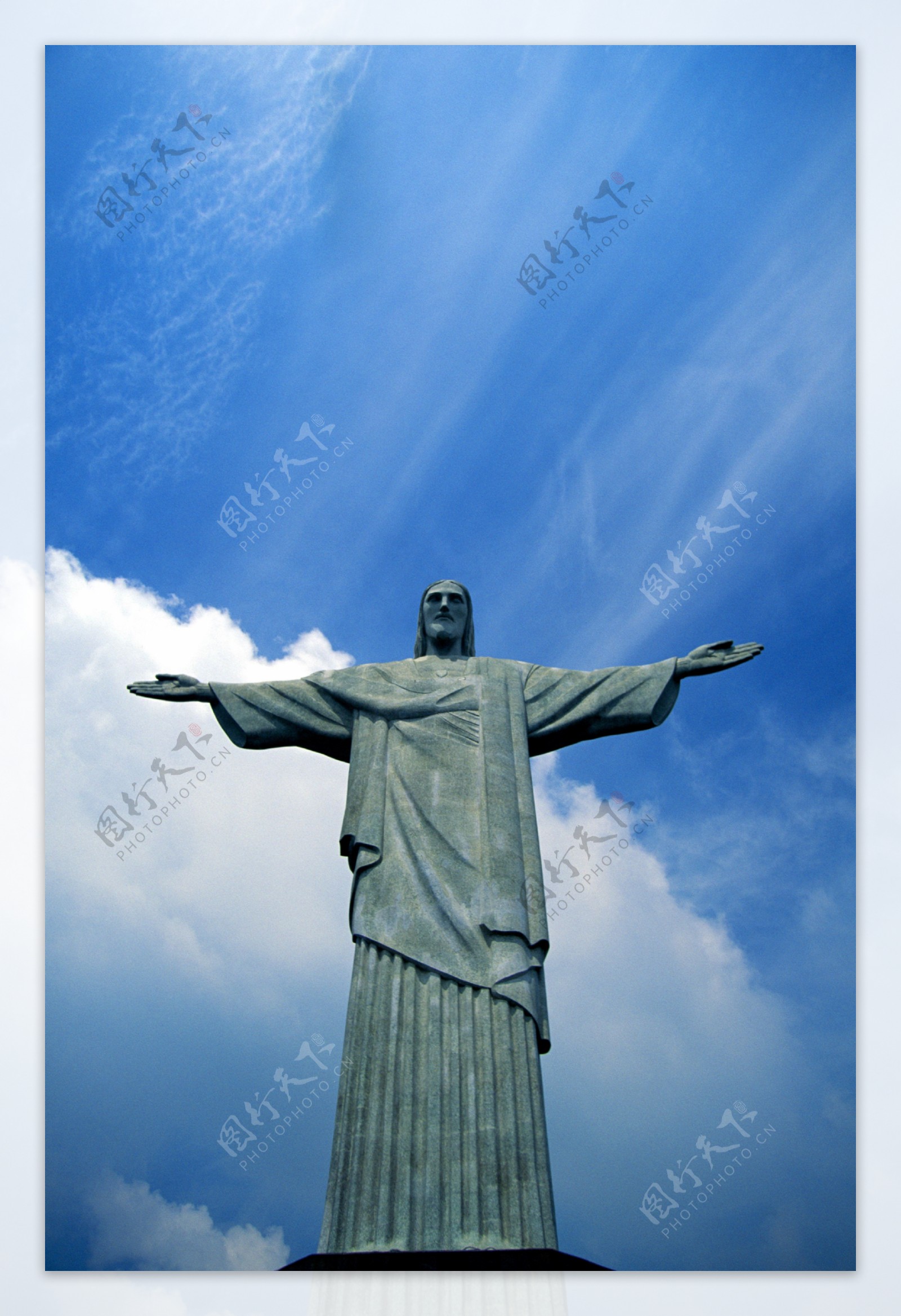 巴西里约雕像图片